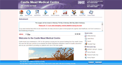 Desktop Screenshot of castlemeadmedicalcentre.co.uk